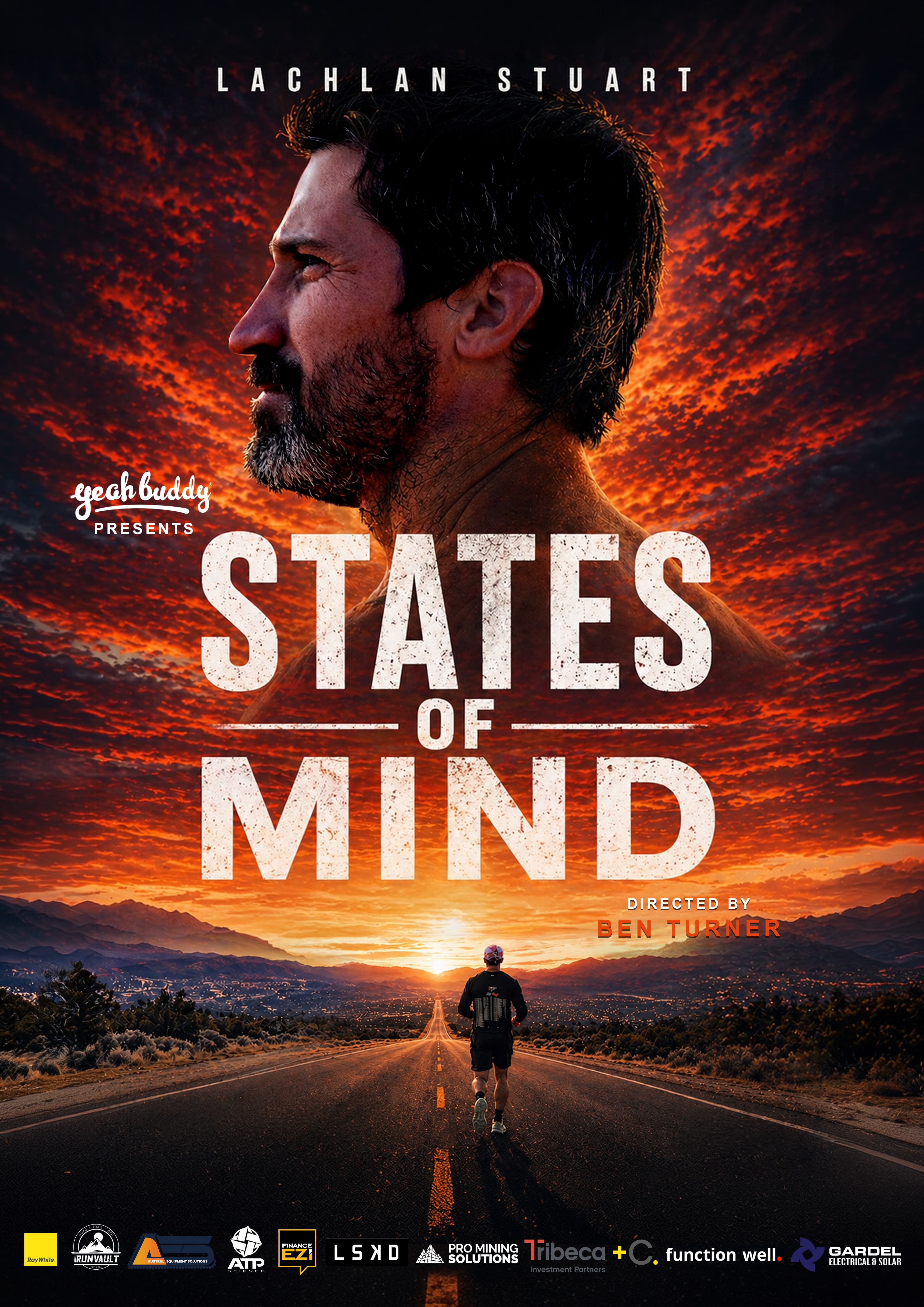 States of Mind official film poster — Lachlan Stuart, directed by Ben Turner.